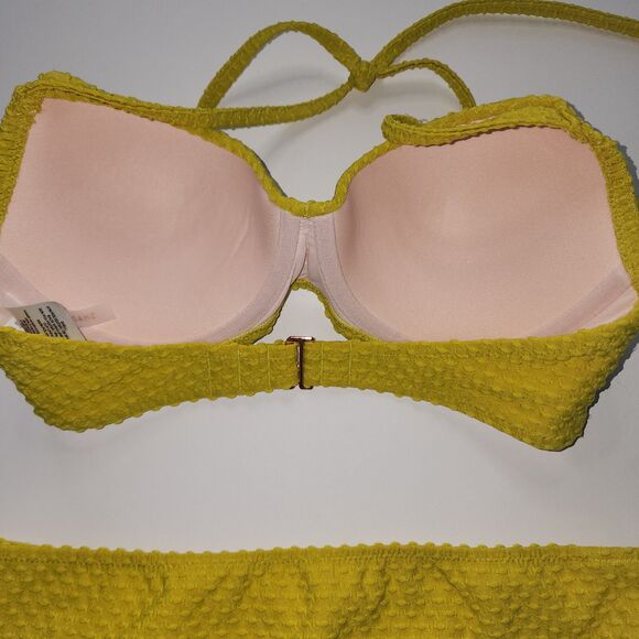 Shade & Shore Mustard Yellow Bikini Swimsuit Set - Picture 9 of 10